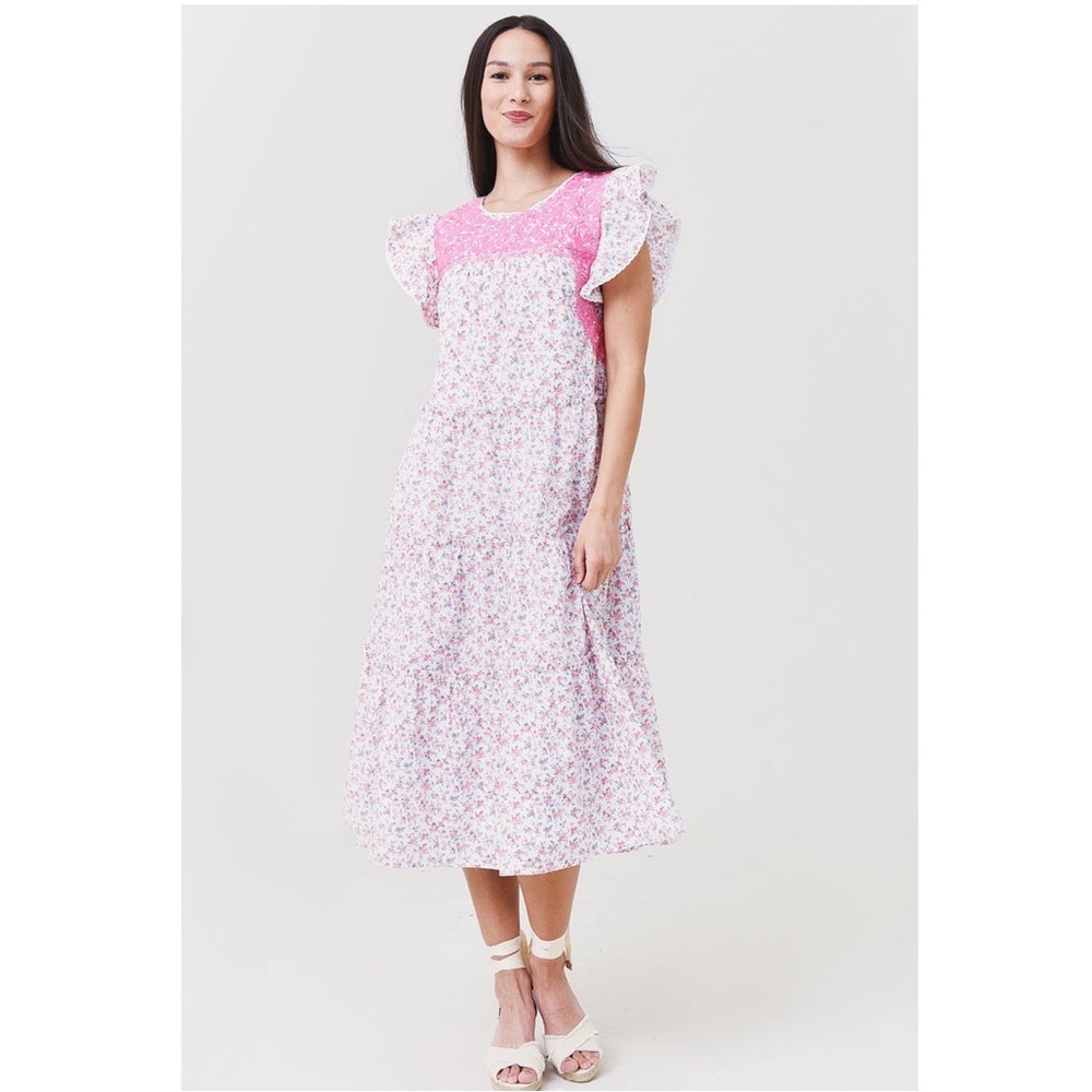 NWOT J. MARIE Rosalee Midi Dress